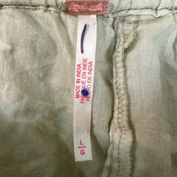 Free People Dainty Ethereal Cottage Prairie Tiered Wide Leg Pants Size Large NEW - Picture 13 of 15